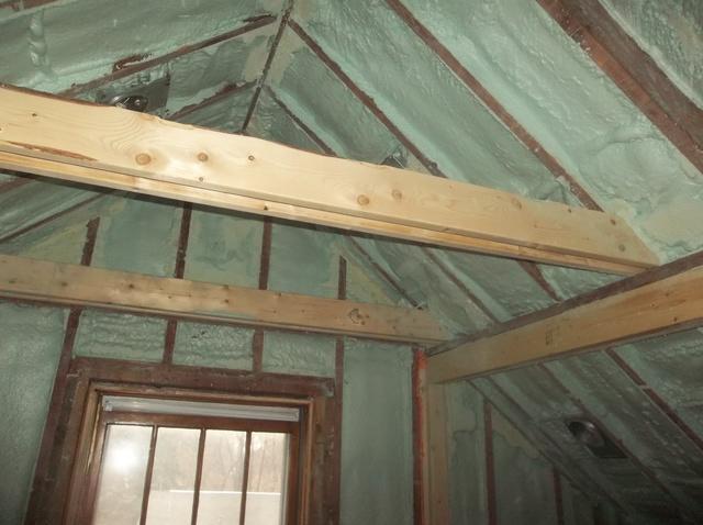 This attic is ready for sheet rock to complete it's conversion to usable conditioned space.