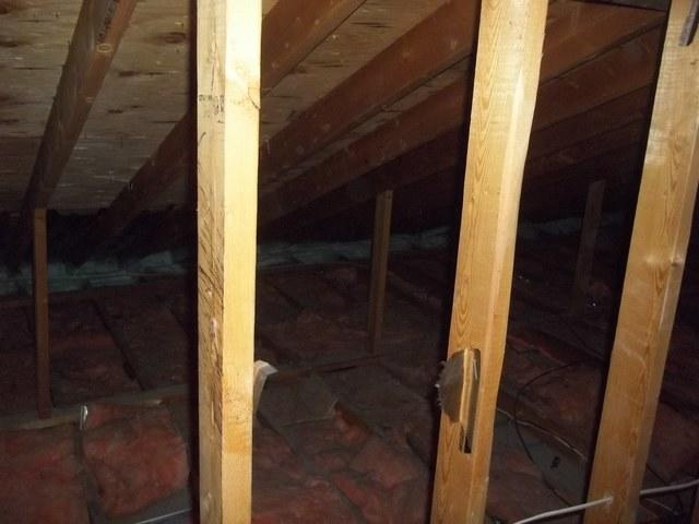 Air Sealed Attic Before Installation of Blown Cellulose