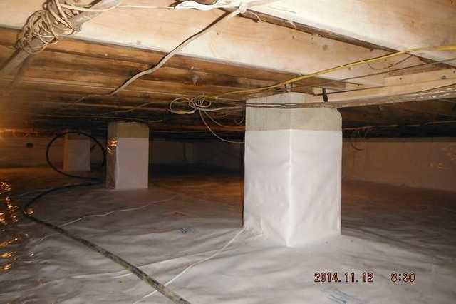 Interior Liner in the Crawl Space