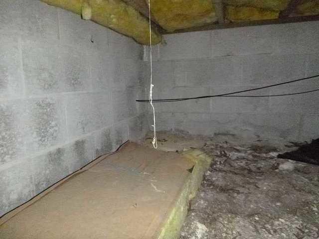 Nasty Crawl Space in Charlestown, MD
