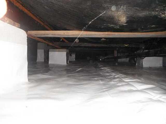 Finished Crawl Space Encapsulation