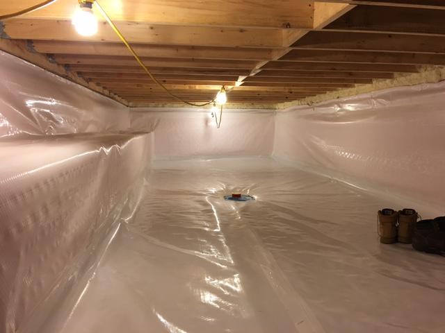 New Bedford, MA Crawl Space Installation