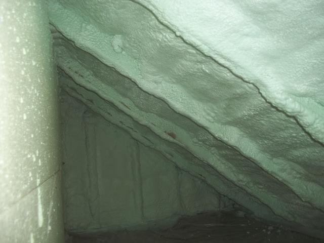 Spray Foam Insulated Side Attic