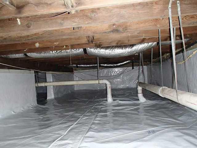Completed Crawl Space Encapsulation
