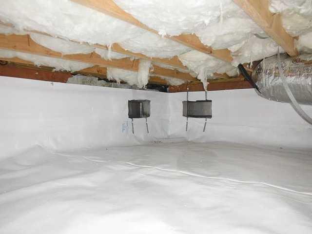 Finished Crawl Space Encapsulation in Marydel, MD