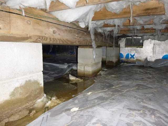 Water In The Crawl Space!