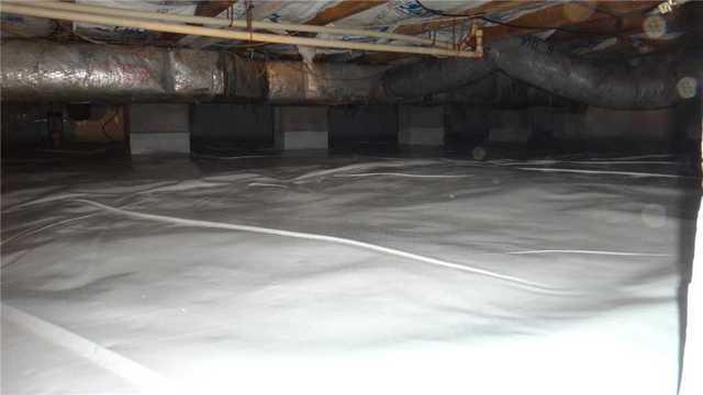 Completed Crawl Space