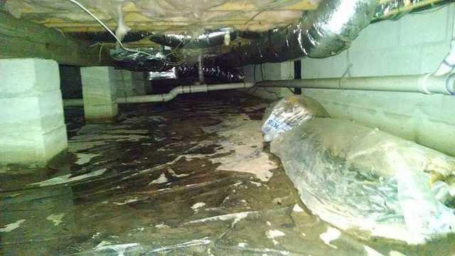 Nasty Crawl Space in Bethel, DE