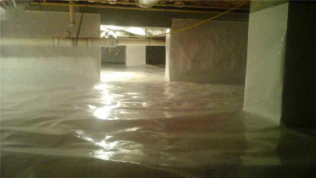 The crawl space in Bethel, DE has never looked this clean and felt this dry before!