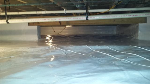 Finished Crawl Space Encapsulation in Stevensville, MD