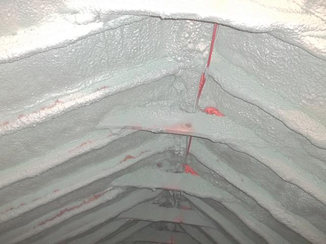 Spray Foam Insulated Attic