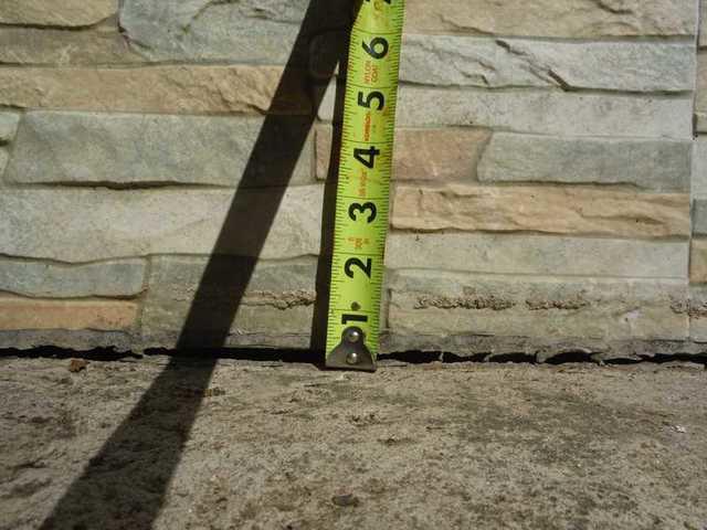 Sinking Concrete