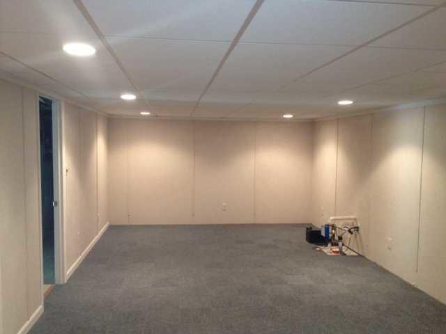 <p>This family added Everlast Walls, new ceiling tiles, and Charcoal Thermal Dry carpet tiles to give them a nice, bright, usable space in their basement! This home is located in Castleton on Hudson, New York.</p>