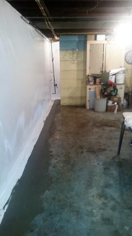 Newly Installed Waterproofing System