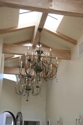 Chandeliers & Beams Installed in Cayucos, CA