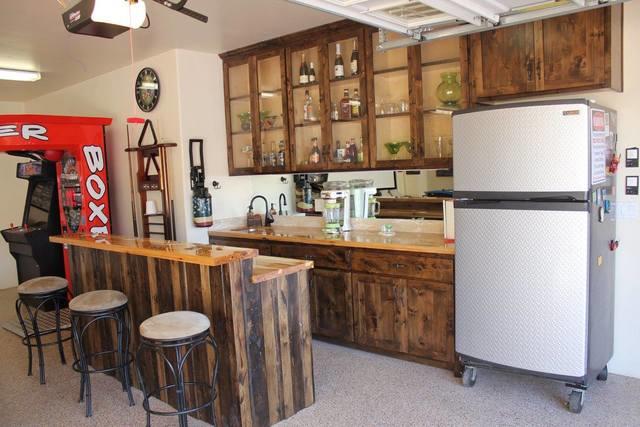 Bar Conversion From Garage in Bakersfield, California