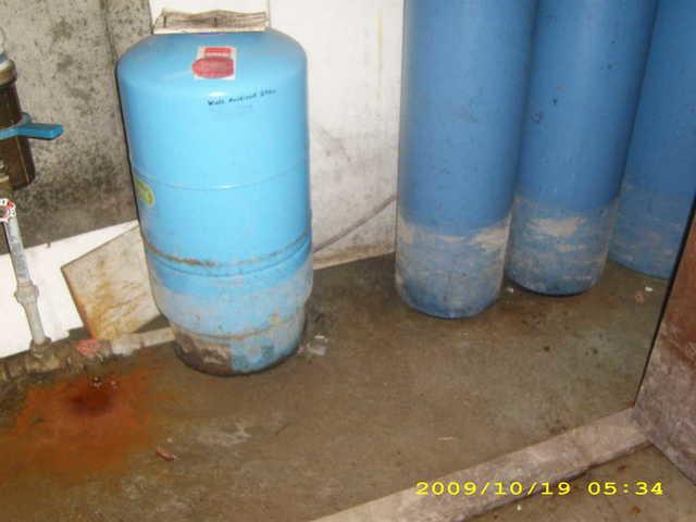 Staining on Basement Fixtures from Flooding