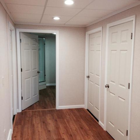 Spacious hallway