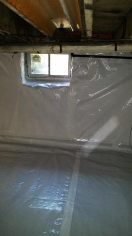 CleanSpace Liner Encapsulates Basement