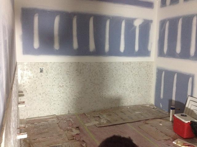 Half finished walls