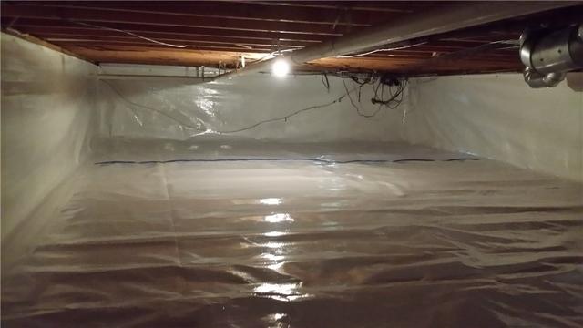 Clean, Bright Crawl Space with CleanSpace