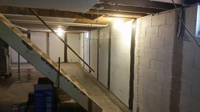 CarbonArmor Strips in Cedar Falls Basement