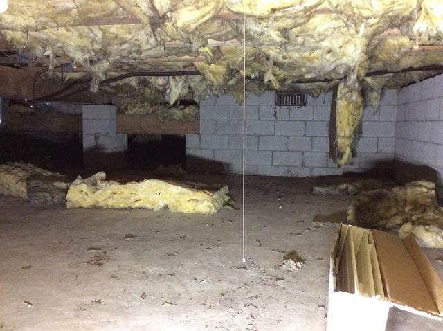Customer has old fiberglass insulation