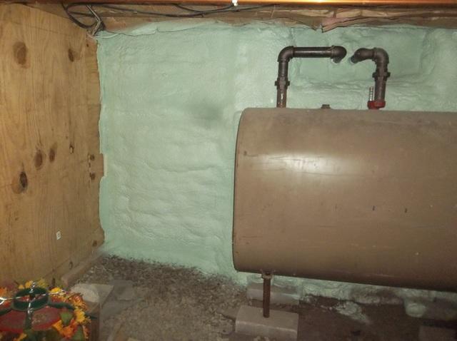 Spray Foam To Basement Walls