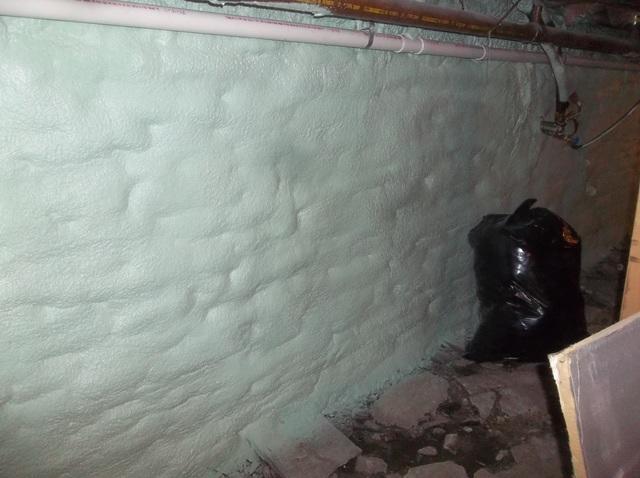 Spray Foam To Basement Walls