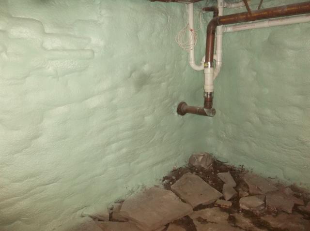 Spray Foam To Basement Walls