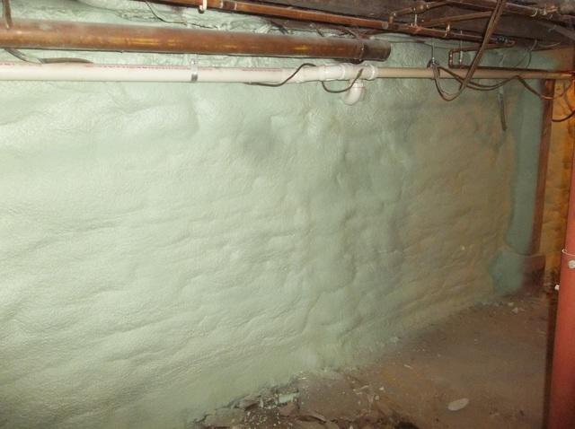 Spray Foam To Basement Walls