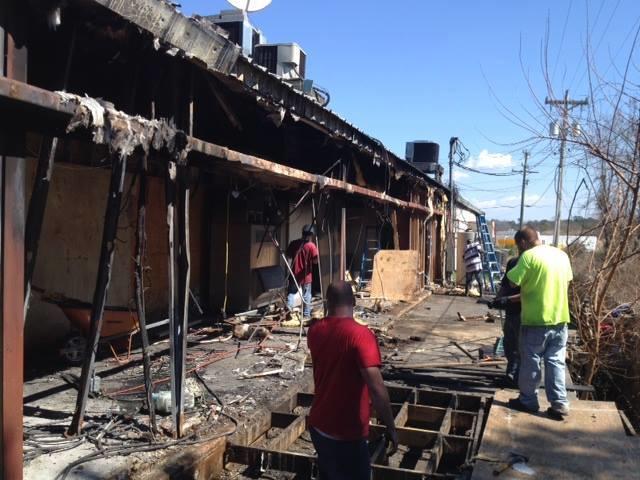 The Fire Damaged Restaurant