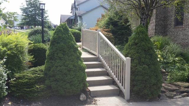 Completed railing install