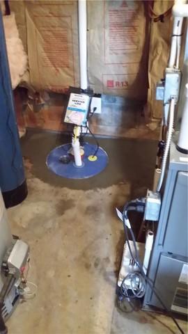 SuperSump Pump Discharges Water Quickly