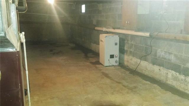 Dehumidifier in Basement