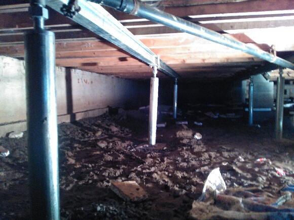 Crawl Space Support Posts