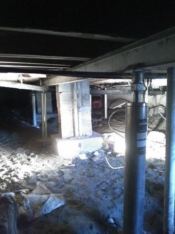 Supporting Crawl Space Beam