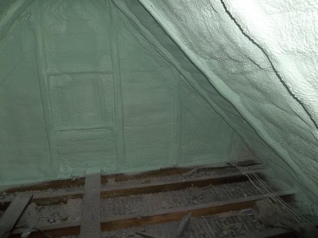 Spray Foam Insulated Attic