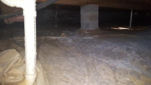 Your home is a long term investment. Don't waste your hard-earned money on a liner that doesn't protect your home. If your crawl space has a liner like this, there is a high chance that there is mold growth, and foundation wear on the home.