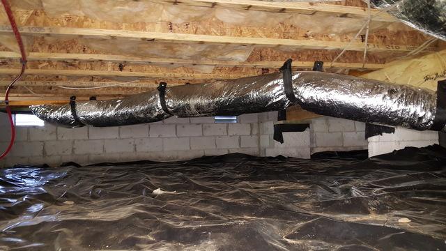 Dirty crawl space