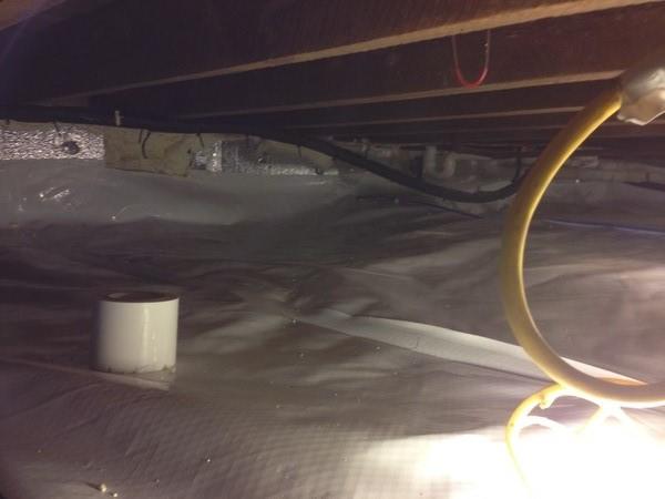 The home owners at this property had been experiencing freezing of pipes in the winter and needed a solution. The SilverGlo rim joists insulation will prevent the pipes from freezing because of the expanded foam and the radiant barrier will reflect the indoor heat in the home.