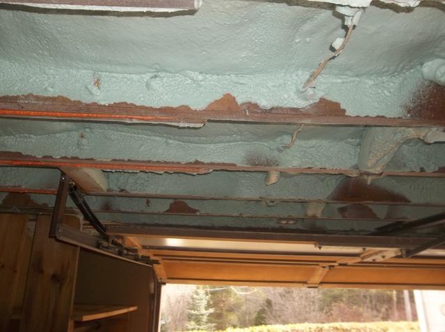 Spray Foam Insulation in a garage