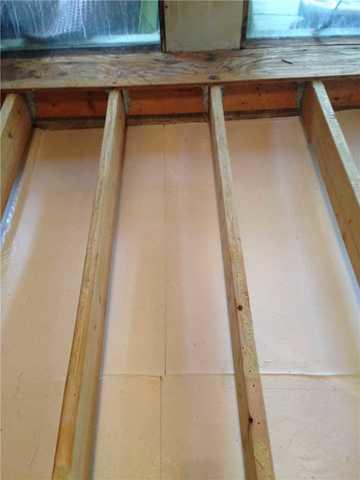 Encapsulated Crawlspace with Installed CleanSpace System