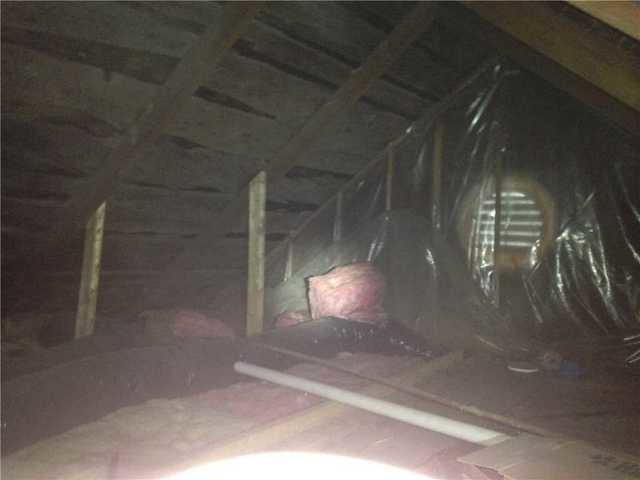 Attic Before Picture in Candor, NY