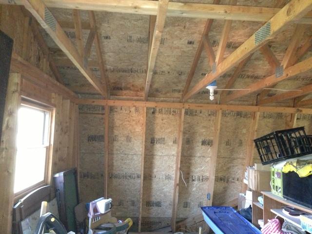 Before Spray Foam Insulation Was Installed