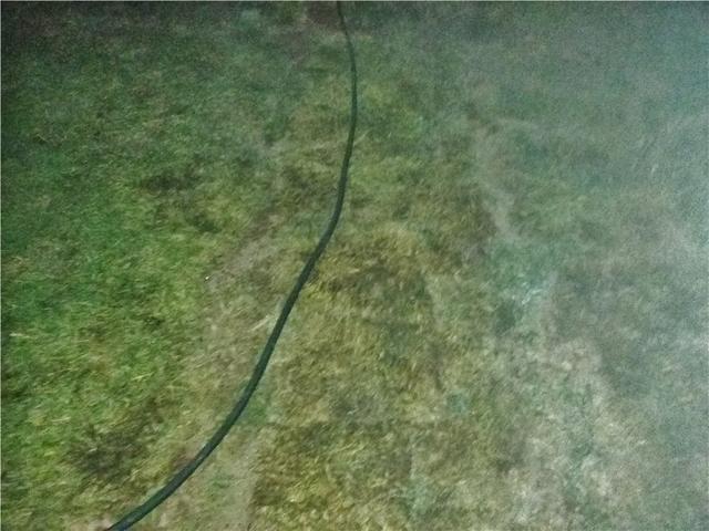 Anchors are then covered and the lawn is put back together.