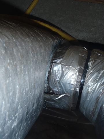 High Temps in Attics and Crawl Spaces Work Against Duct Taped Ductwork!