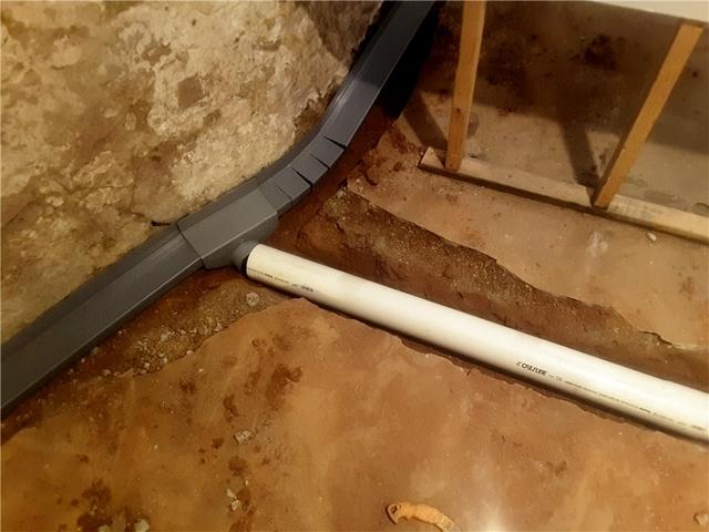 Drainage System Installed