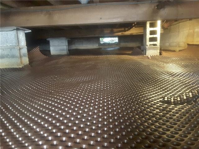 Installation of Drainage Matting