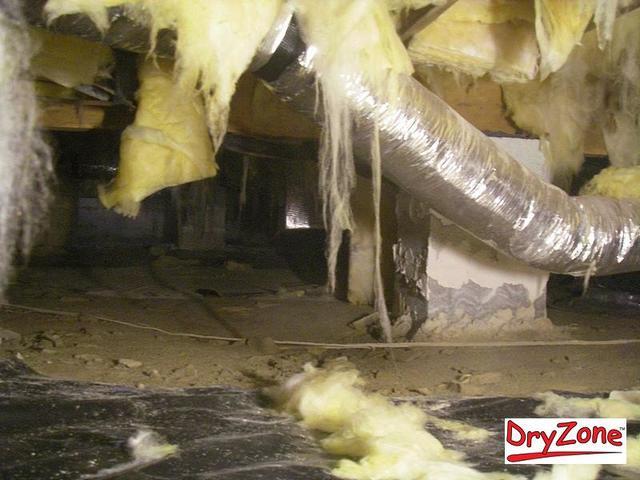Damaged air ducts